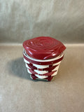 Ceramic Rose Bud Longaberger Basket