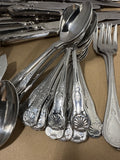 Large Lot Of Wallace Stainless Steel Flatware — 74 Pieces