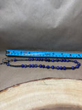 Purple & Chrome Beaded Necklace