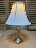 Small Silver Table Lamp