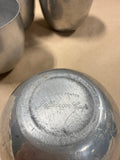 (A) Set Of 4 Revere Pewter Jefferson Cups