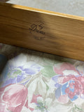 Drexel Night Stand with (3) Drawers;  with Protective Glass