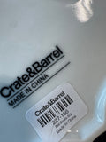 Crate & Barrel White Nesting Bat Bowls