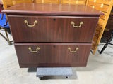 AS IS***Bush Furniture Two Drawer File Cabinet***HEAVY ITEM***READ DETAILS ON PICK UP POLICY***