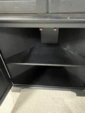 Ethan Allen Black Corner Cabinet