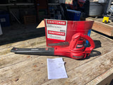 Lightweight Craftsman 2 Speed Electric Blower