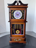 Price Imports Vintage Grandfather Clock style Wind Up Musical Jewelry Box (WORKS)