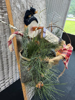 Heavyweight Rustic Snowman Hanging Decor