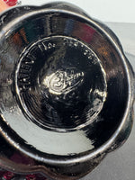 Black Fenton Hobnail Creative Glass Candle Bowl (2 AVAILABLE—PRICED INDIVIDUALLY AT $25 EACH)