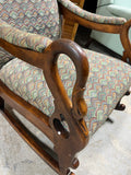Antique Goose Neck Rocking Chair