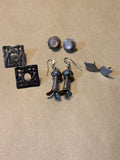 Lot of Silver Tone Earrings