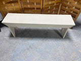 Lightweight Painted Bench (light tan color tone)