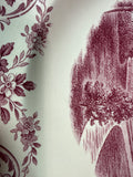 Mulberry Transferware Wedgwood Wheaton College “The Library” - Wedgewood (E)