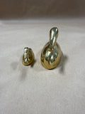 (A) Pair Of Brass Ducks