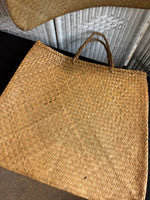(C) Pair of Large Straw Market Bags