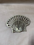 Brass Scallop Shaped Trivet