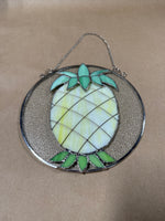 Small Round Pineapple Window Suncatcher