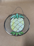 Small Round Pineapple Window Suncatcher