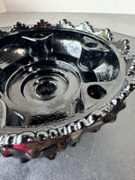 Black Fenton Hobnail Creative Glass Candle Bowl (2 AVAILABLE—PRICED INDIVIDUALLY AT $25 EACH)