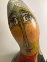 Karenlee Spencer Hand Painted Witch Gourd