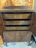 Unagusta Manufacturing Company Antique Petite Armoire/Dresser on Casters ***HEAVY ITEM***READ DETAILS ON PICK UP POLICY***