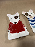 Pair Of Dog Spoon Rests