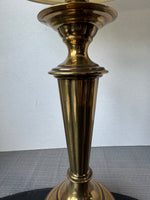 Heavyweight Vintage Brass Dual Bulb 3-Way Table Lamp (WORKS)