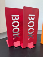 4-Piece Bright Colored Metal Cut Out Bookends