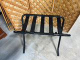 Black Metal Luggage Rack