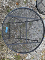 32” Black Metal Folding Outdoor Table