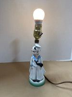Porcelain Sailor Boy Lamp — Made In Germany — WORKS