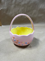 Easter Egg Ceramic Basket
