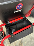 Drive Medical Red Rollator Walker with Seat & Storagee
