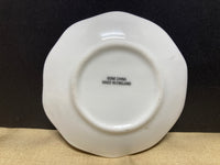 English Bone China Floral Ring Dish