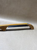 Wooden Rainbow Striped Bread Knife