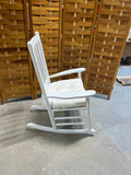 White Painted Rocking Chair