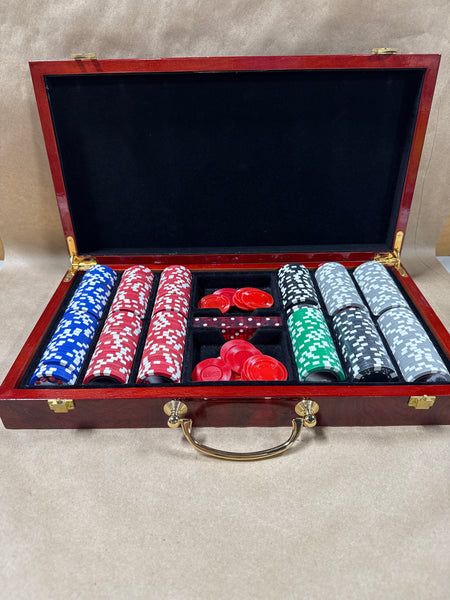 Poker Chip Set In Case