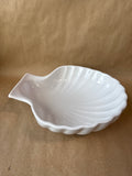 White Ceramic Shell Dish