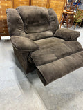 Oversized Rocking Recliner, brown