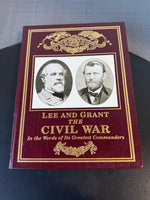 The Civil War: In the Words of Its Greatest Commanders Easton Press Collector’s Edition Leather Bound Hardcover Coffee Table Book