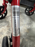 Drive Medical Red Rollator Walker with Seat & Storagee