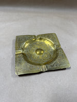 Square Brass Ashtray