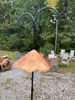 Double Plant Hanger Hook w/Copper Squirrel Baffler