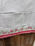 Rectangle Table Cloth With Rose Boarder