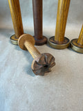 Lot Of Vintage Wooden Spools - 5 Pieces