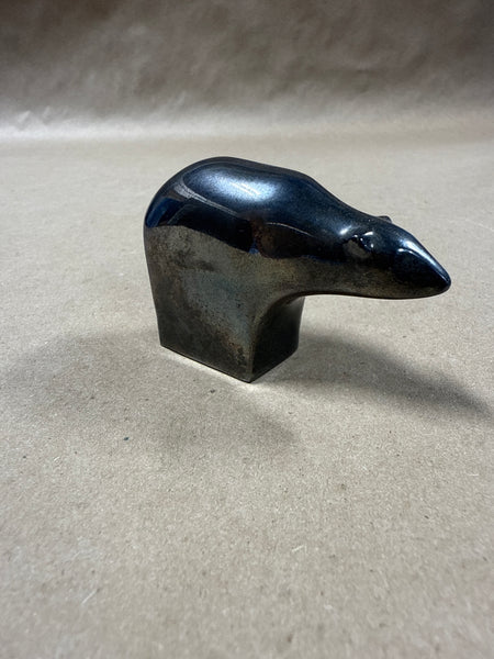 Dansk Silver Plate Bear Paperweight