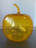 Amber Glass Pumpkin
