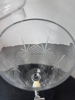 Shannon by Godinger Dublin Cut Glass Beverage Dispenser