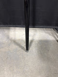 Black Walking Cane With Brass Top