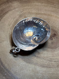Large Sterling Shell Pendant